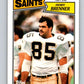 1987 Topps #275 Hoby Brenner Saints NFL Football