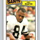 1987 Topps #276 Eric Martin RC Rookie Saints NFL Football Image 1