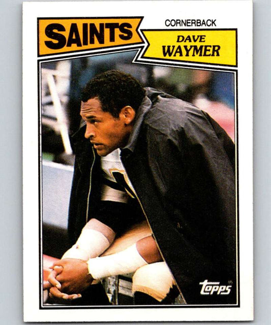 1987 Topps #280 Dave Waymer Saints NFL Football Image 1