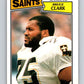 1987 Topps #281 Bruce Clark Saints NFL Football