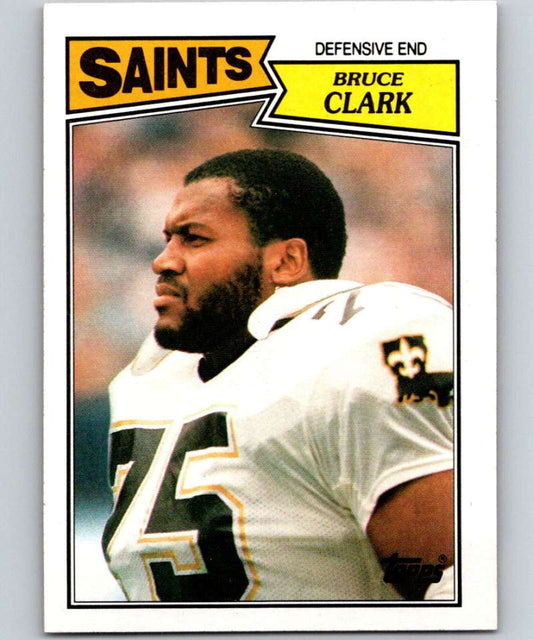 1987 Topps #281 Bruce Clark Saints NFL Football