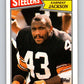 1987 Topps #285 Earnest Jackson Steelers NFL Football Image 1