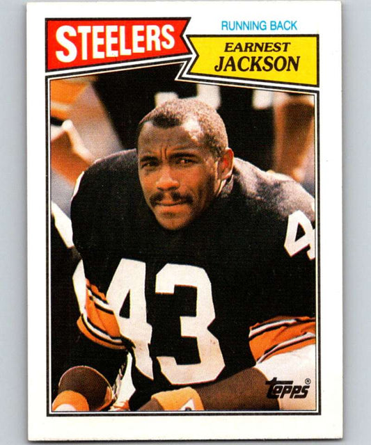 1987 Topps #285 Earnest Jackson Steelers NFL Football Image 1