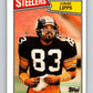 1987 Topps #287 Louis Lipps Steelers NFL Football Image 1