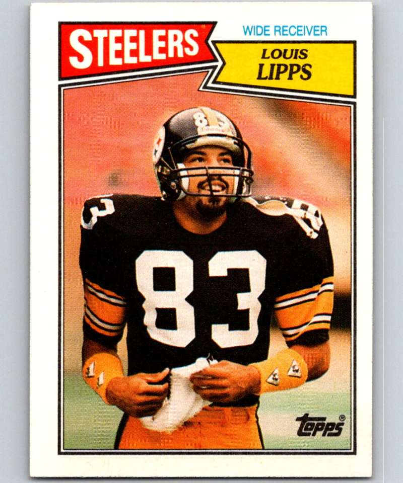 1987 Topps #287 Louis Lipps Steelers NFL Football Image 1