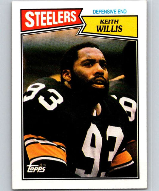 1987 Topps #290 Keith Willis Steelers NFL Football Image 1