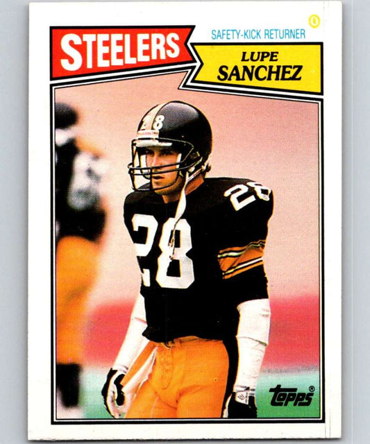 1987 Topps #292 Lupe Sanchez Steelers NFL Football