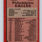 1987 Topps #294 Keith Byars Eagles TL NFL Football Image 2