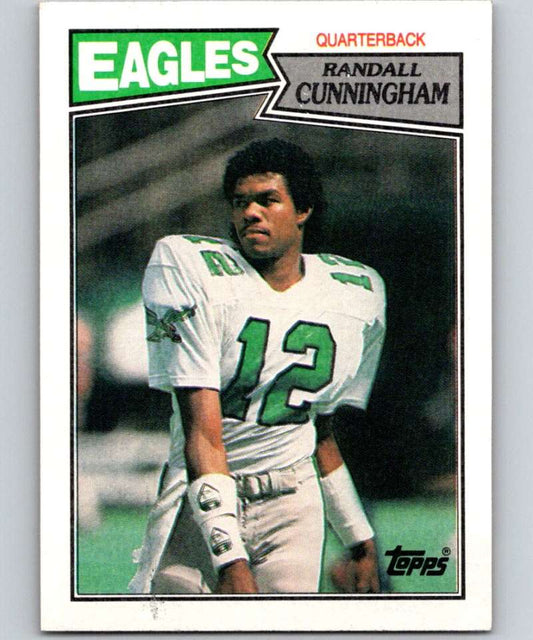1987 Topps #296 Randall Cunningham RC Rookie Eagles NFL Football