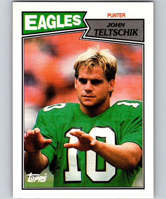 1987 Topps #300 John Teltschik RC Rookie Eagles NFL Football