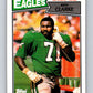 1987 Topps #302 Ken Clarke Eagles NFL Football