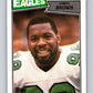 1987 Topps #303 Greg Brown Eagles NFL Football Image 1