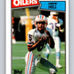 1987 Topps #309 Drew Hill Oilers NFL Football Image 1
