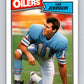 1987 Topps #311 Lee Johnson RC Rookie Oilers NFL Football Image 1