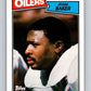 1987 Topps #316 Jesse Baker Oilers NFL Football Image 1