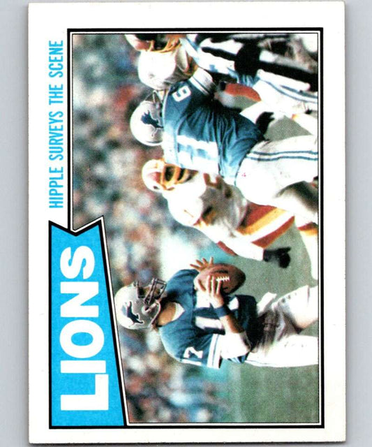 1987 Topps #317 Eric Hipple Lions TL NFL Football Image 1