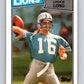 1987 Topps #318 Chuck Long RC Rookie Lions NFL Football