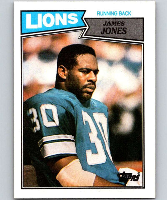 1987 Topps #319 James Jones Lions NFL Football Image 1