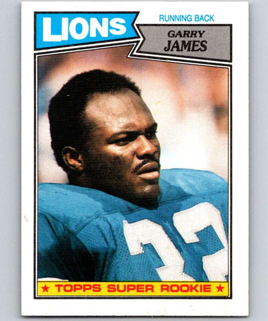 1987 Topps #320 Garry James RC Rookie Lions NFL Football Image 1