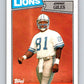 1987 Topps #324 Jimmie Giles Lions NFL Football Image 1