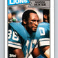 1987 Topps #325 Herman Hunter Lions NFL Football Image 1