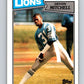 1987 Topps #327 Devon Mitchell Lions NFL Football Image 1