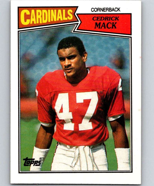 1987 Topps #338 Cedric Mack Cardinals NFL Football