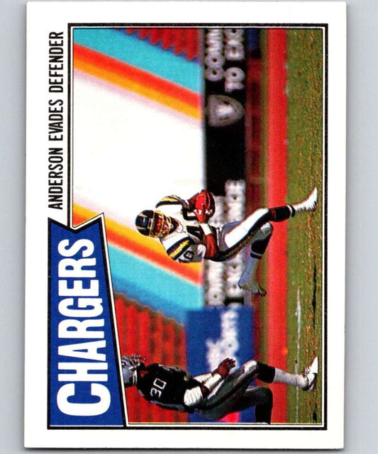 1987 Topps #339 Gary Anderson Chargers TL NFL Football Image 1