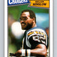 1987 Topps #343 Kellen Winslow Chargers NFL Football