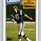 1987 Topps #345 Rolf Benirschke Chargers NFL Football Image 1