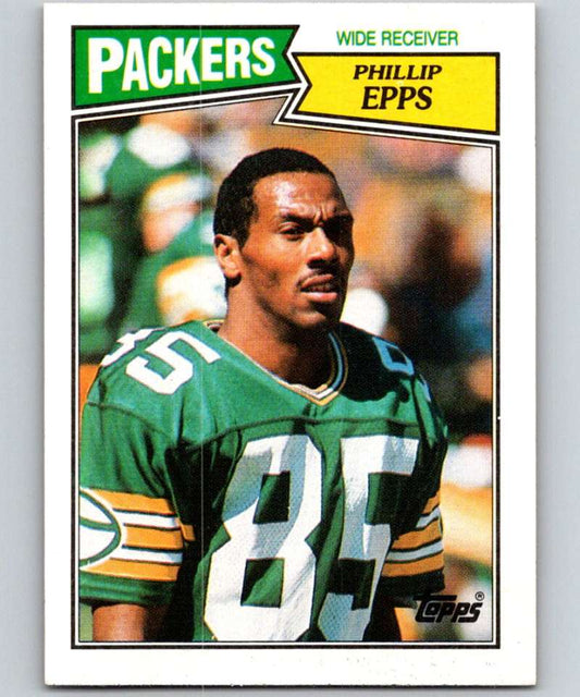 1987 Topps #355 Phillip Epps RC Rookie Packers NFL Football