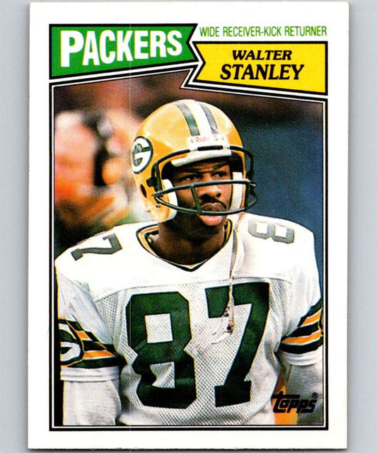1987 Topps #356 Walter Stanley RC Rookie Packers NFL Football Image 1