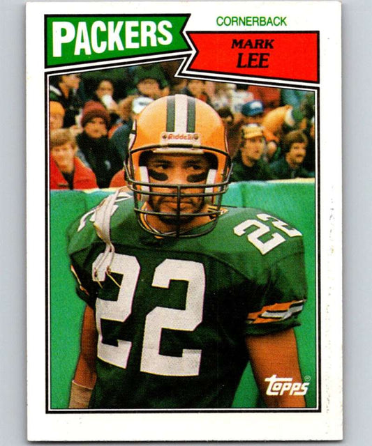 1987 Topps #359 Mark Lee Packers UER NFL Football Image 1