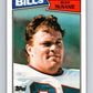 1987 Topps #367 Sean McNanie Bills NFL Football
