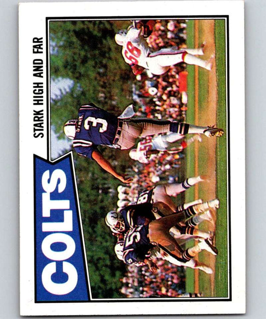 1987 Topps #372 Rohn Stark Colts TL NFL Football Image 1