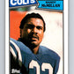 1987 Topps #375 Randy McMillan Colts NFL Football Image 1