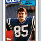 1987 Topps #377 Matt Bouza Colts NFL Football