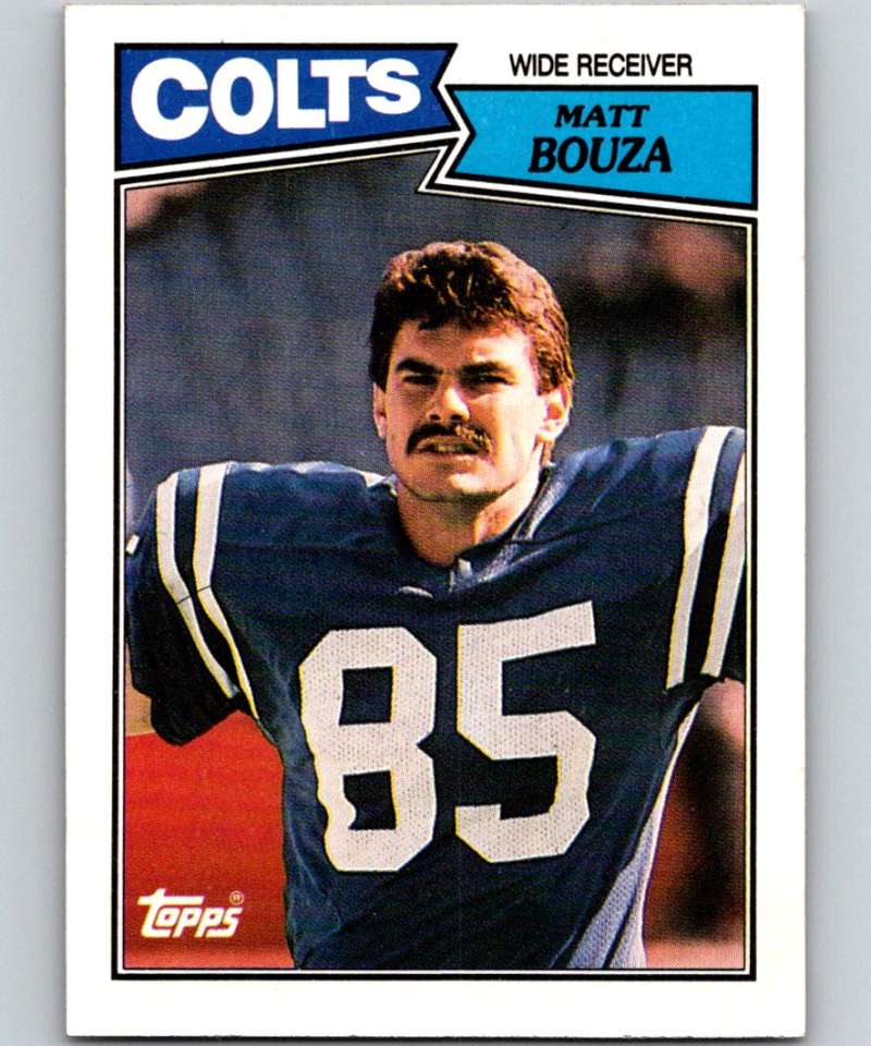 1987 Topps #377 Matt Bouza Colts NFL Football