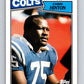 1987 Topps #380 Chris Hinton Colts NFL Football