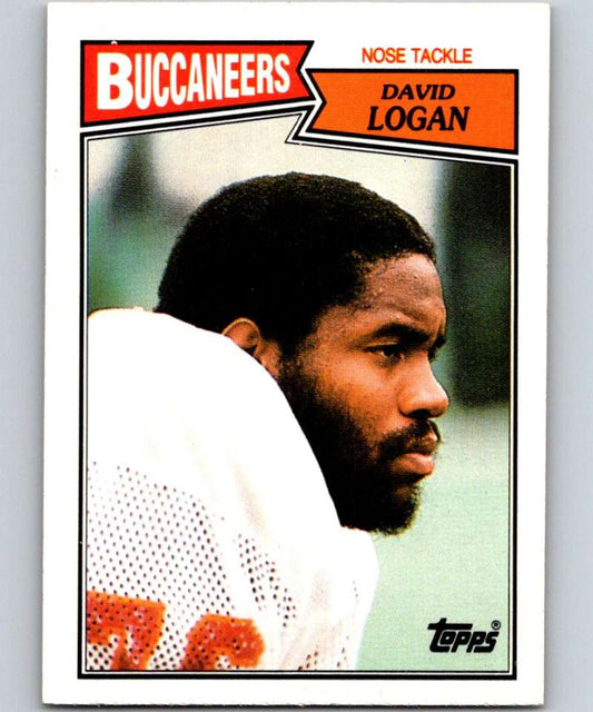 1987 Topps #391 David Logan Buccaneers NFL Football Image 1