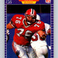 1989 Pro Set #10 Mike Gann Falcons NFL Football Image 1