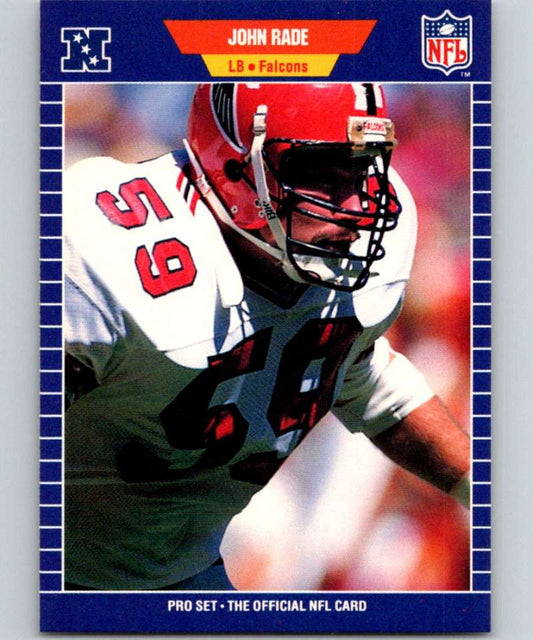 1989 Pro Set #13 John Rade Falcons NFL Football Image 1
