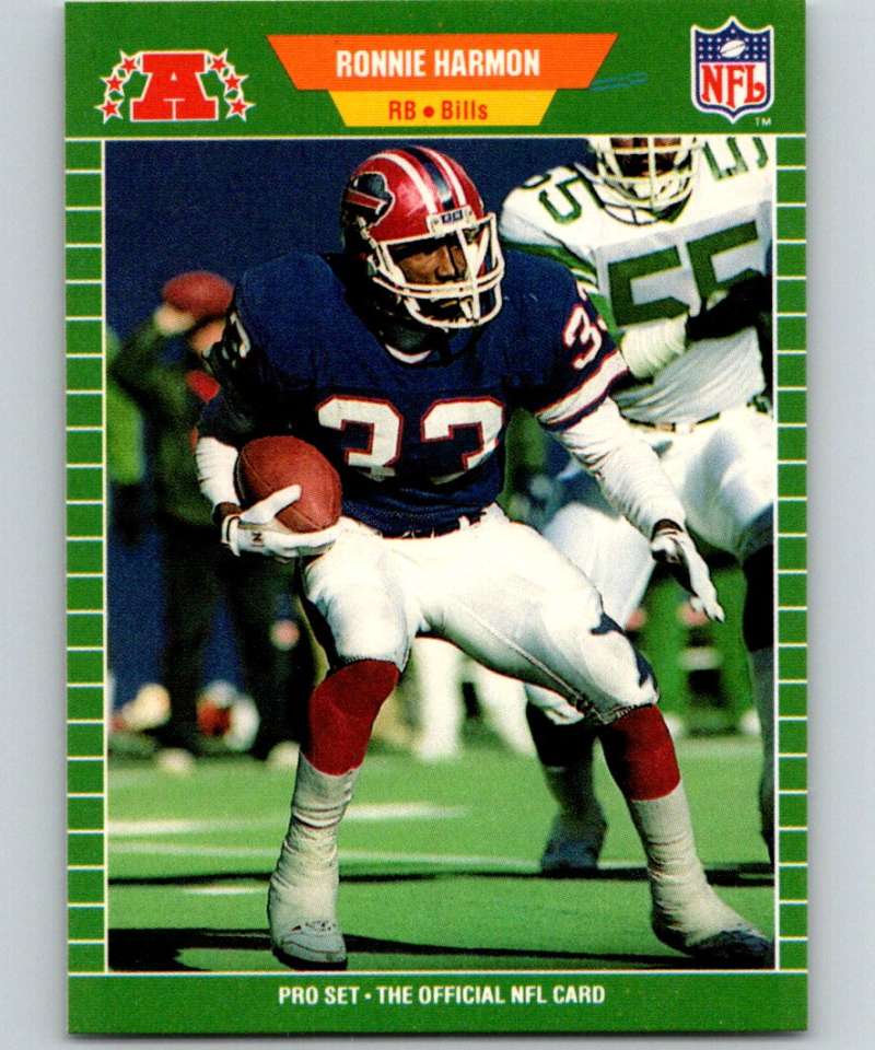 1989 Pro Set #20 Ronnie Harmon Bills NFL Football Image 1