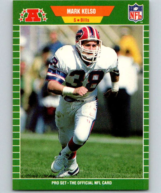 1989 Pro Set #23 Mark Kelso Bills NFL Football Image 1