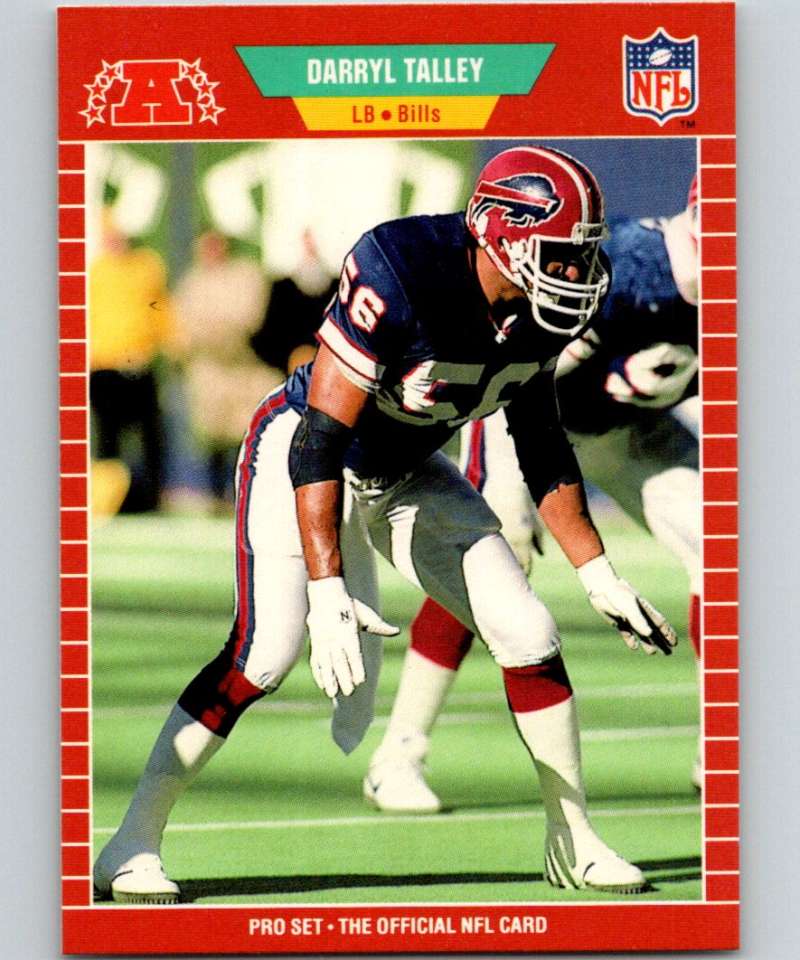 1989 Pro Set #31 Darryl Talley Bills NFL Football Image 1