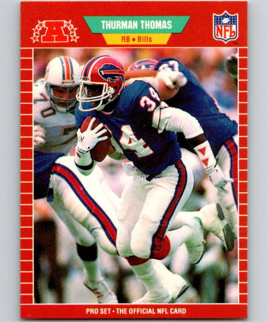 1989 Pro Set #32 Thurman Thomas RC Rookie Bills NFL Football