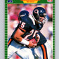 1989 Pro Set #46 Brad Muster RC Rookie Bears NFL Football Image 1