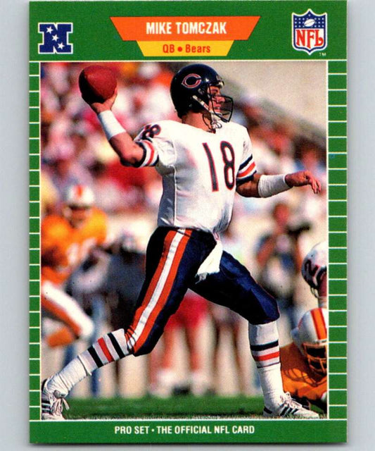 1989 Pro Set #51 Mike Tomczak Bears NFL Football