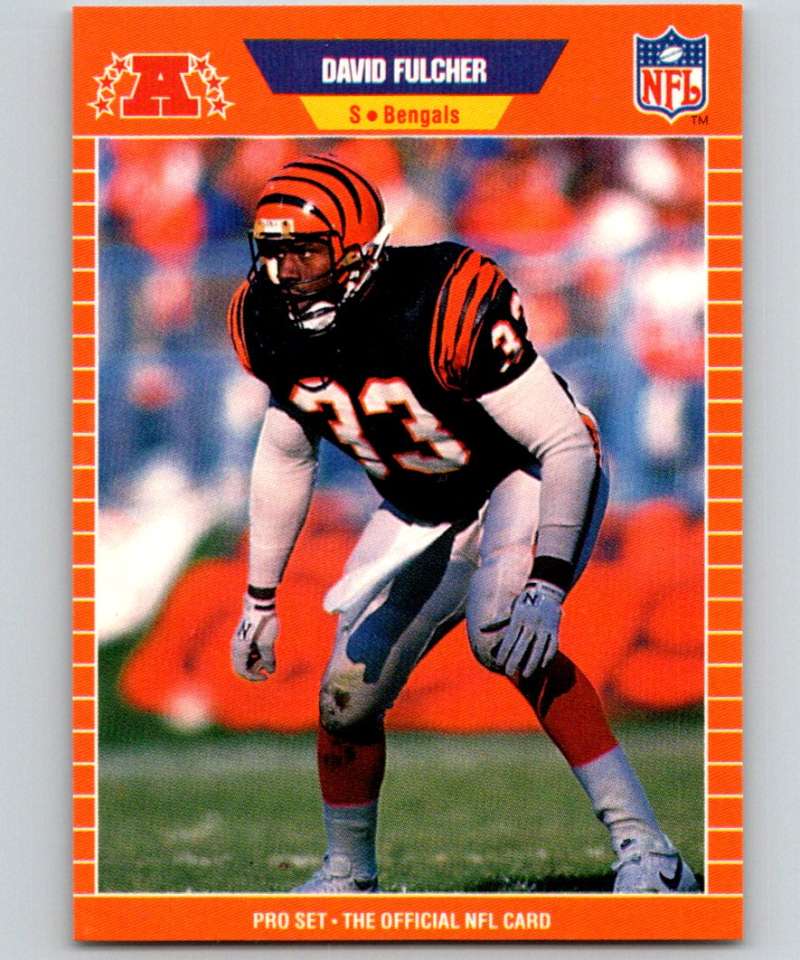 1989 Pro Set #59 David Fulcher Bengals NFL Football