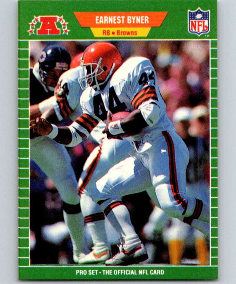 1989 Pro Set #74 Earnest Byner Browns NFL Football Image 1
